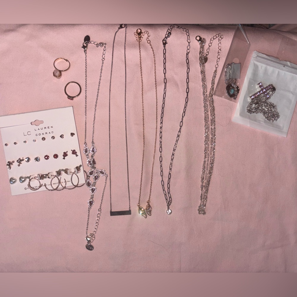 Earrings set , necklaces , bracelet , women & girls jewelry bundle 22 pieces